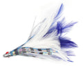 5 Inches 18G Tuna Feather Head Trolling Fishing Squid Lures With Octopus Squid Skirt Saltwater Ocean Beach Fishing Tackle Lure