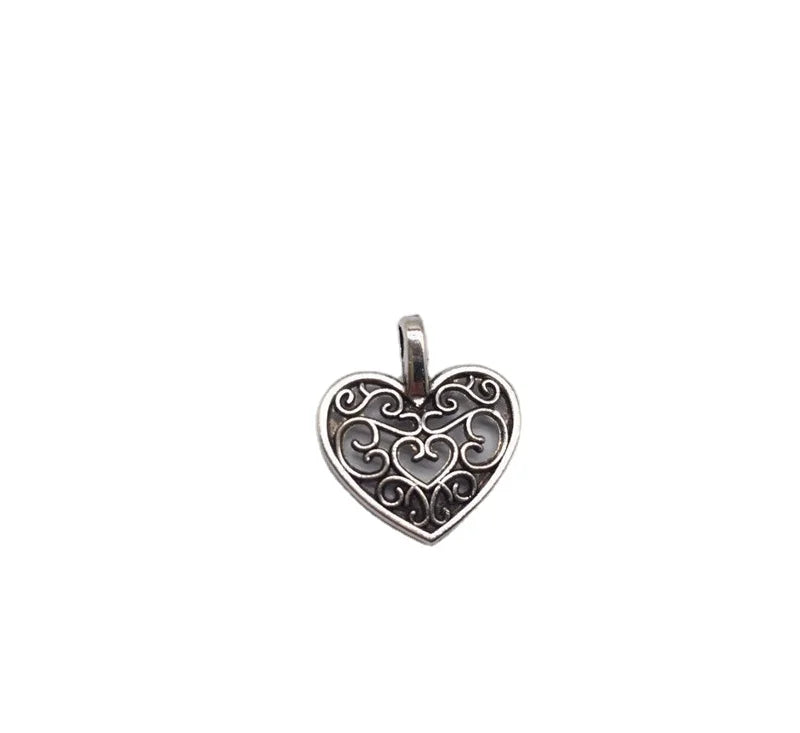AA00238 Fashion Heart Shape Pendant for Women Men and Children Pendants Charms for DIY Jewelry Making