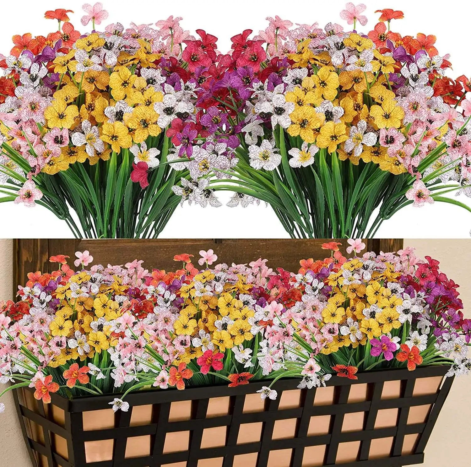 Wholesale Artificial Silk Flowers Bunch for Outdoor Wedding Party and Event Decorations