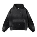 Factory Direct Selling Oversized Vintage Acid Wash Custom Distressed Hoodie 500GSM Streetwear Man Winter Hoodie