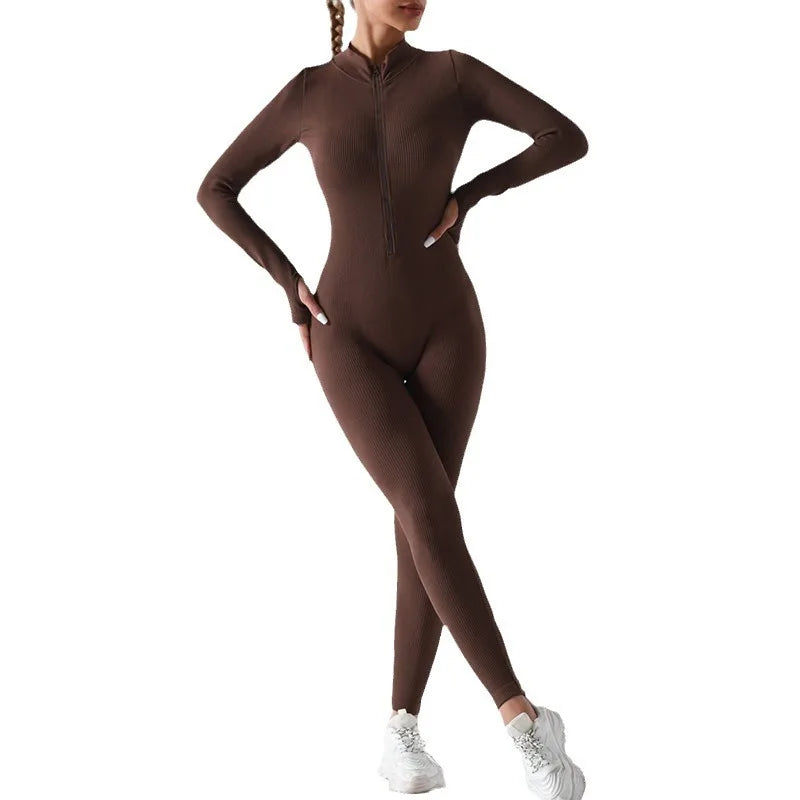 Customized Gym Fitness One Piece Workout Playsuit Bodysuit Athletic Quick Dry Sports Leggings Yoga Jumpsuit