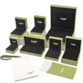 Brand Designer Rectangular Suede Jewelry Storage Box Premium Fashion Bracelet Ring Necklace Gift Box with Paper Sleeve