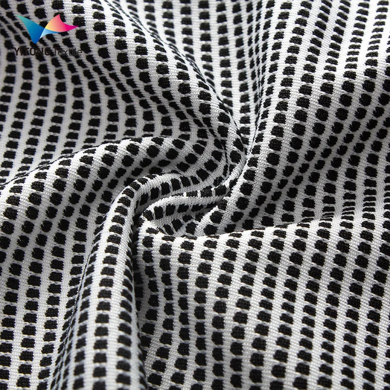 Wholesale 150 Gsm Dry Fit Sportswear Polyester Fabric Jacquard Single-sided 100% Polyester Fabric for T-shirt