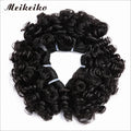 Meikeiko Short Bouncy Curly 100% Human Hair Weft Brazilian Hair Weave Bundle Cheap Short Deep Loose Ocean Wave Bundles