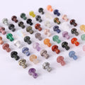 Natural Crystals Healing Stones Carved Crystals clear Rose Quartz Mushroom Crystal Mushroom