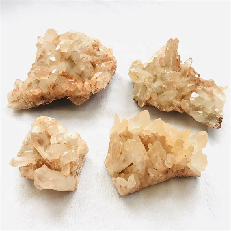Wholesale Healing Natural Crystal Reiki Rock Red Himalayan Quartz Clusters for Decoration