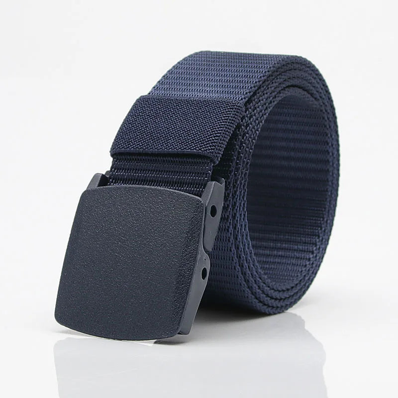 Navy Blue Color Optional Size Heavy Duty Nylon Tactical Belt