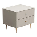 Modern Light Luxury Multi-Functional Nightstand Wood Bedroom Bedside Table Furniture for Living Room