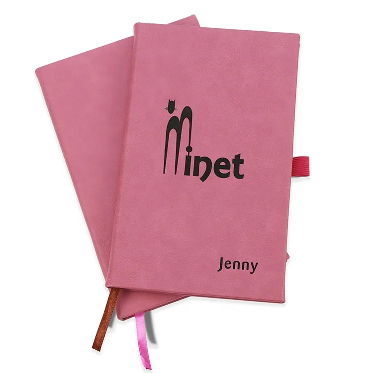 Custom Logo A5 Hardcover Manifestation Planner Notebook PU Leather Journal for Promotional Gifts