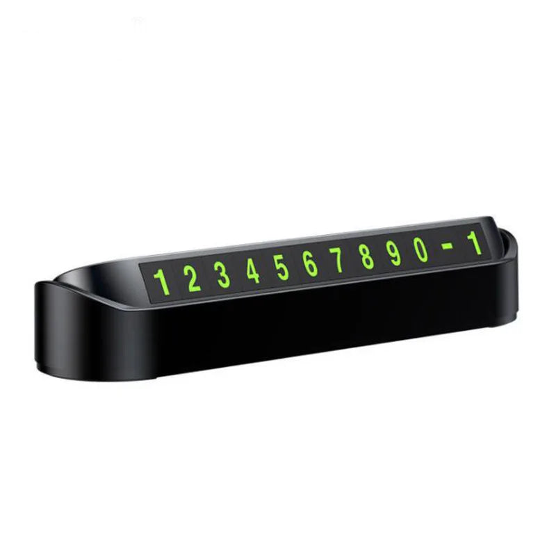 Factory Price Car Temporary Parking Card Plate Telephone Number Car Stop Automobile Accessories Car-styling Phone Number Card
