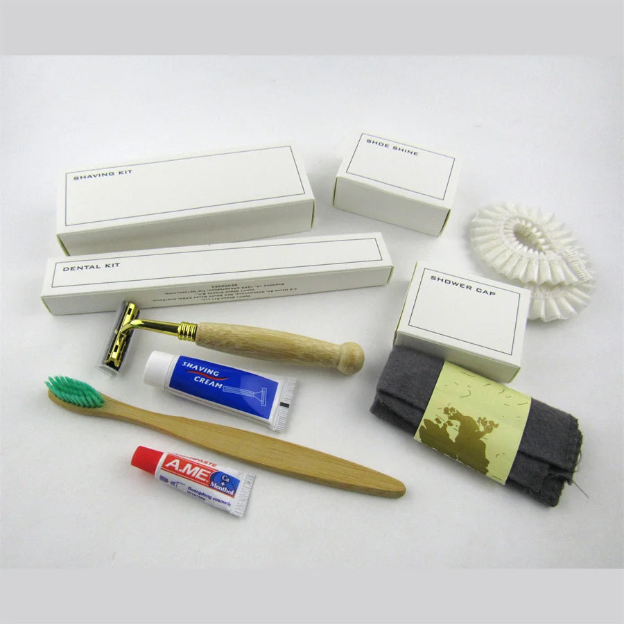 5 Star Hotel Guest Room Luxury Toiletries Kit Eco-friendly Hotel Amenity Set