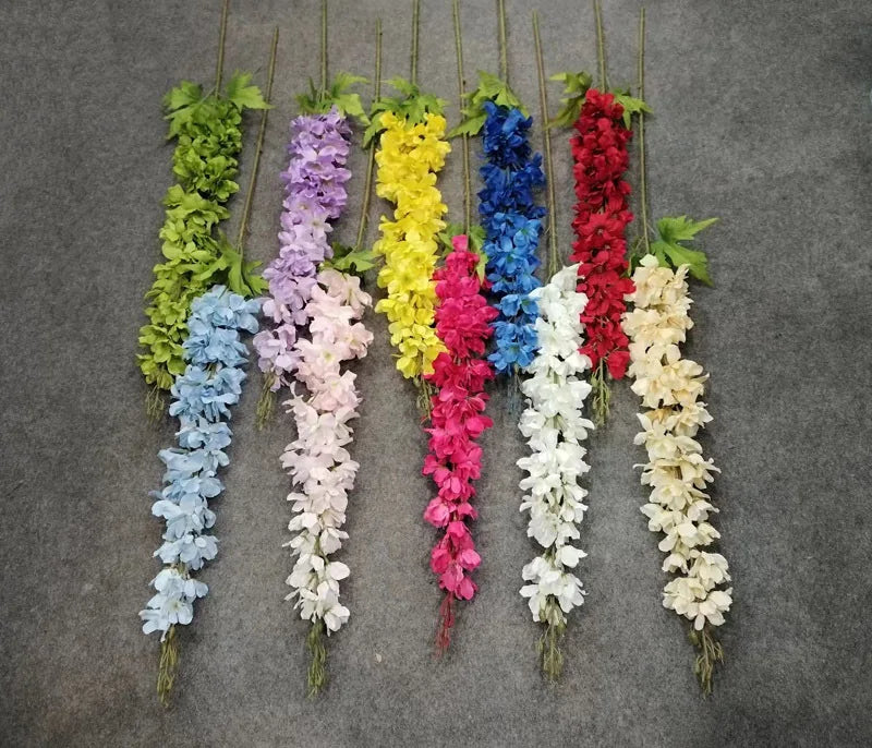 D-DE001 Wedding Decoration Supplies Delphinium Artificial Flower Decorative Flowers and Plants for Wedding Centerpiece