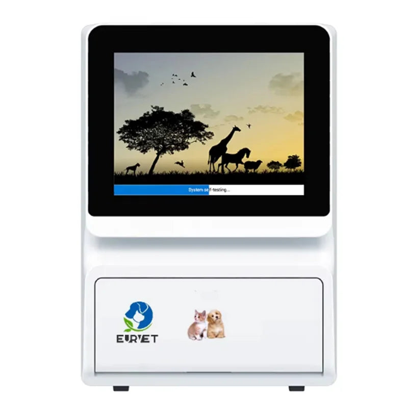 EUR VET Fully Automated Veterinary Chemistry Analyzer with Big Screen for Dog Diagnostics and Surgical Instruments