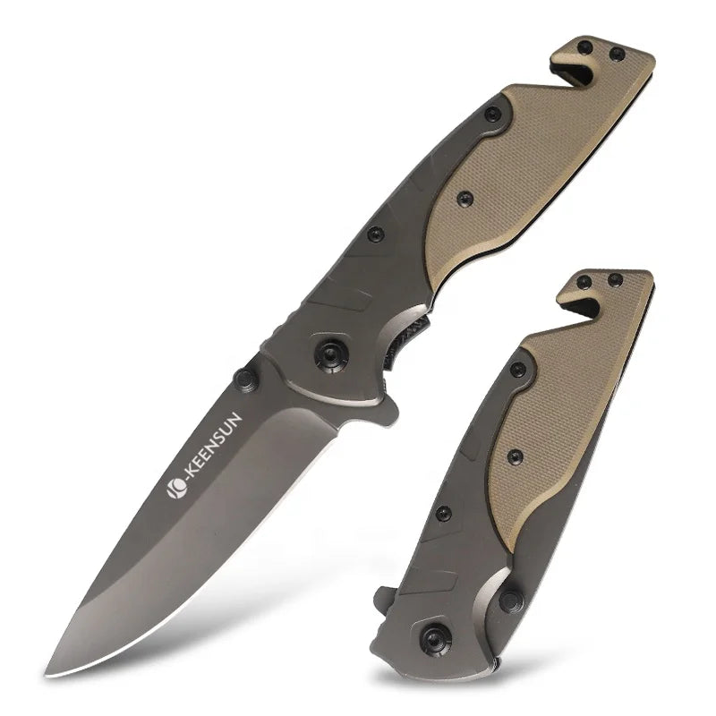 Manufacturer Folding Pocket Knife Outdoor Kbar Survival Tactical Knife