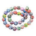 Wholesale 100 Pieces Per Pack 6-12mm Size Mixed Color Soft Polymer Clay Beads DIY Jewelry Making Necklace Bracelet Design