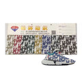 Customizable Linen Imitation Fabric in Pointelle Design Knitted Polyester Home Textiles and Shoe Upper Material for Girls