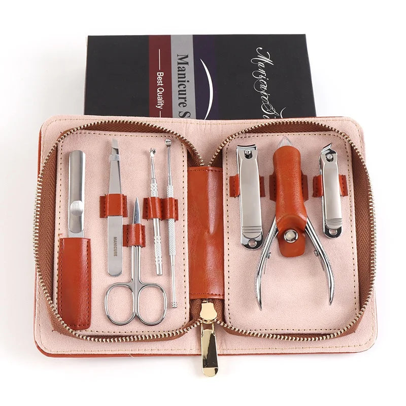 10 Years Factory Newest Products Finger Toe Nail Trimming Tools Manicure Pedicure Kit High Stainless Steel Personal Care