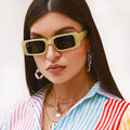 VIFF HP20598 Vintage Female Ladies PC Shades Lentes Custom Private Label Retro Womens Rectangle Sunglasses Sun Glasses