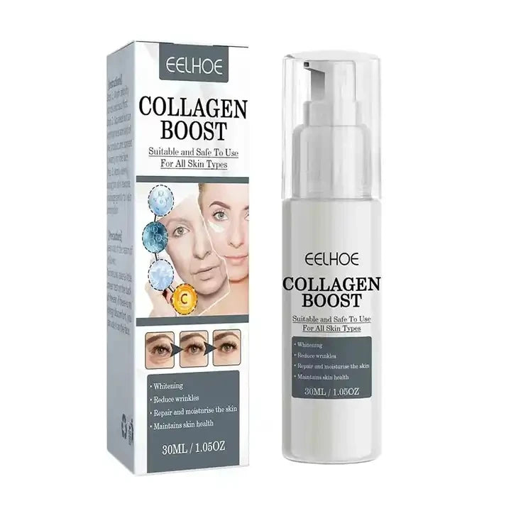 Organic Collagen Boost Anti-Aging Serum for Face with Hyaluronic Acid