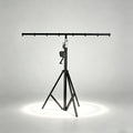 Heavy Duty 80kg Load Professional Hand Winch Stage Light Stand with T-Bar Crank up Adjustable Tripod for DJ Concert Event Show