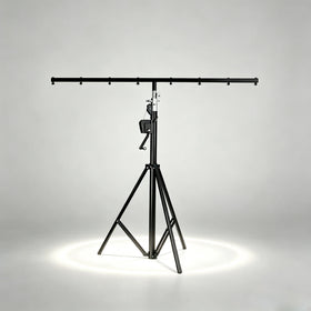 Heavy Duty 80kg Load Professional Hand Winch Stage Light Stand with T-Bar Crank up Adjustable Tripod for DJ Concert Event Show