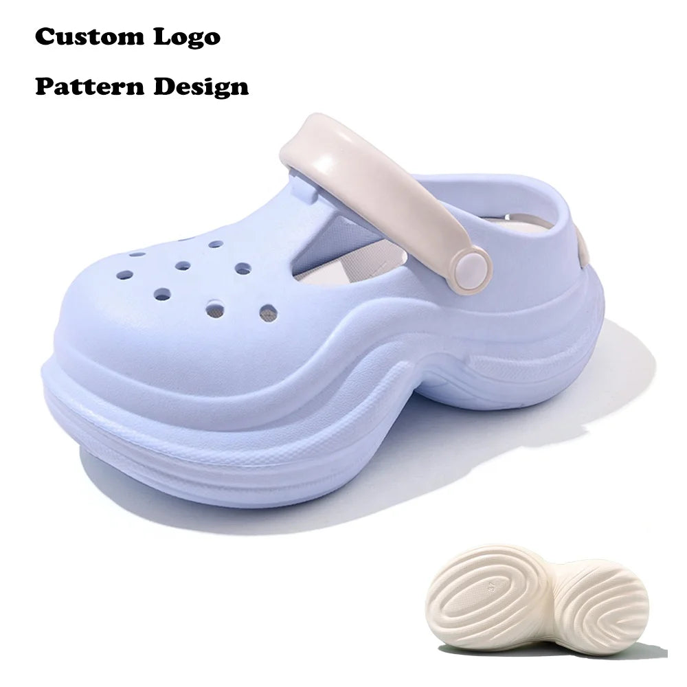 BreezeStep Women's Designer Platform Sandals with Thick EVA Outsole Heightening Insole for Summer Garden Slippers