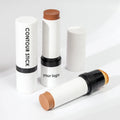 Custom Private Label Vegan Double-headed Makeup Highlight Bronzer for Dark Skin with Brush Oem Cream Concealer and Contour Stick
