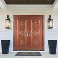 TECHTOP Entrance Security Steel Door for House Main Door Carving Designs Pictures