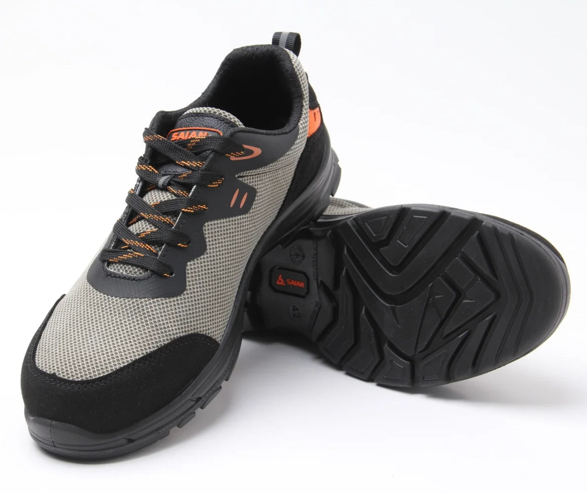 Factory Hot Sale Low Cut Tabis Breathable Steel Toe Safety Shoes for Midsole for Unisex Work Labor Protection Electrical
