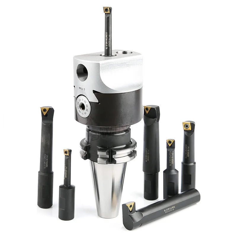 Factory Supplier F1-18 TCMT CCMT square Hole Boring bar Set SK40 Anti Vibration Carbide Boring bar Tool Holder