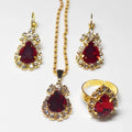 Alloy Crystal Beads Bridal Necklace Jewelry for Wedding Party Accessories