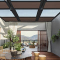 Modern Honeycomb Skylight Blinds Hot Summer Use No-woven Fabric Pleated Window