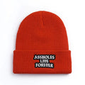Promotional Adult Unisex Acrylic Letter Embroidery Patch Winter Hat Custom Knit Beanie with Common Fabric Travel Headwear