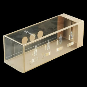 Custom Offset Printing Clear PVC PET PP Plastic Packaging Box for Hair Brush Comb