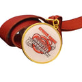 Custom Epoxy Sticker Medal for Canada Spruce Grove Sweetheart Ringette Tournament with Gold Plating and Free Mould Fee