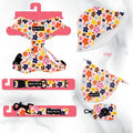 Popular Customized Design Printing Pet Accessories Dog Harness Poop Bag Holder Set With Owner T-shirt Fedora Hats