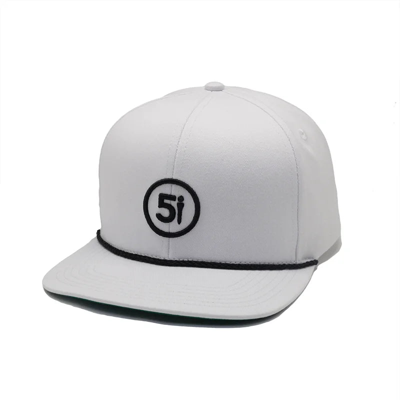 Manufacturer Custom Unisex Cotton 3D Embroidery Logo Rope Flat Brim Hat Snapback Cap
