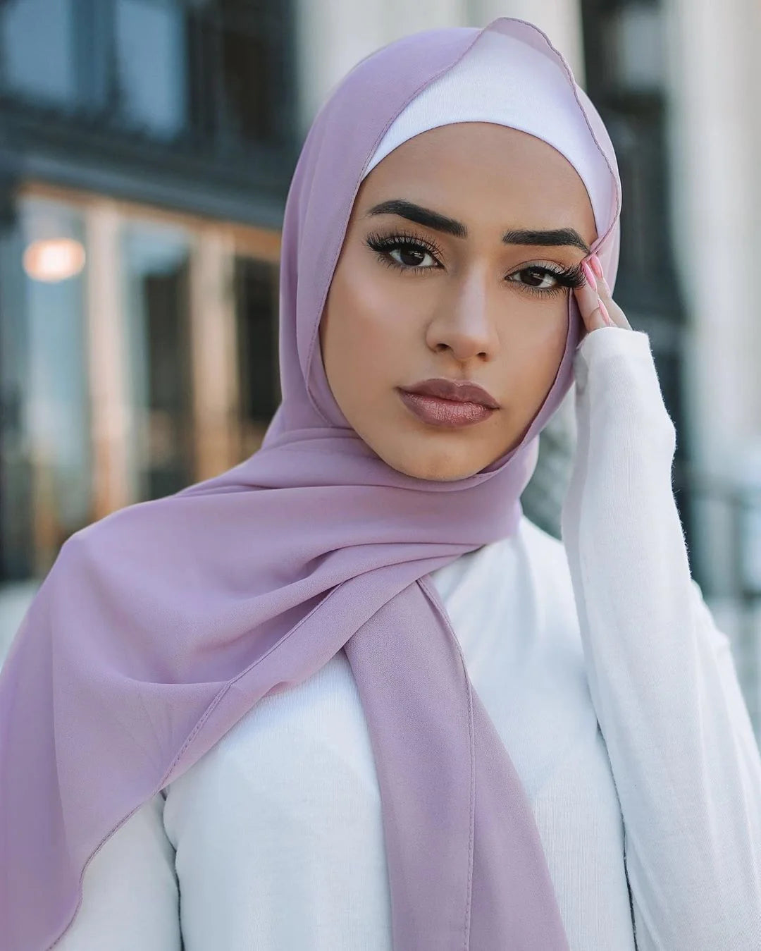 High Quality Solid Chiffon Hijab Wholesale Muslim Plain Chiffon Shawl Malaysia Headscarfs for Women Wrap Scarfs