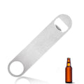 Custom Heavy-Duty Stainless Steel Flat Bottle Opener Modern Style Silver Personalized Bartenders Supplies OEM/ODM Available for