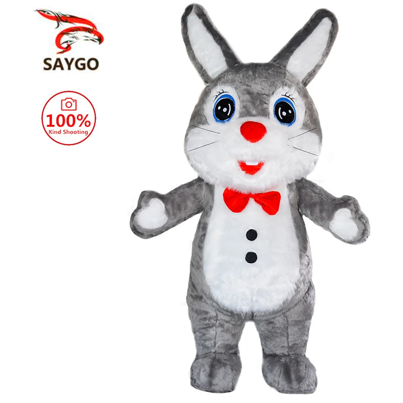 Inflatable Mascot Costume for Adult Rabbit Anime Cosplay Customize Kits Mascotte