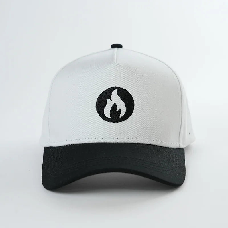 New Design  Custom Logo Dot and Argyle Pattern Dobby Style Flat Embroidery  Made From Cotton Fabric  5-Panel Adult Baseball Cap