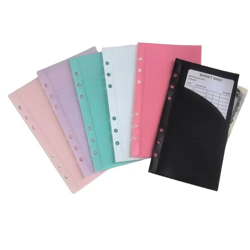 Available Waterproof Durable A6 for Budget Binder Cash Envelopes for Budgeting Zipper Cash Envelopes Cash Envelope Purse Pouch
