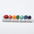 Wholesale Natural Spiritual Healing Crystal Selenite Stick with Chakra Tumble Set Crystal Crsfts Home Decoration