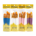 10PCS Wholesale Hook Line Pen Coloful Rod Nylon Wool Oil Brush Gouache Acrylic Painting Art Supplies Painting by Numbers Tools