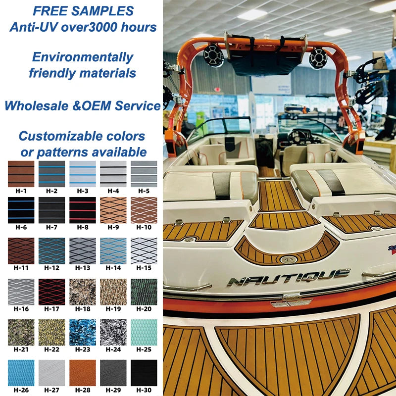 XYFMarine Modern Brushed Design Self-Adhesive EVA Foam Boat Fish Measure Ruler for Fishing