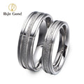 New Fashion Ring Popular Stainless Steel Couple Jewelry Ring Frosted Wedding Gift Party Ring