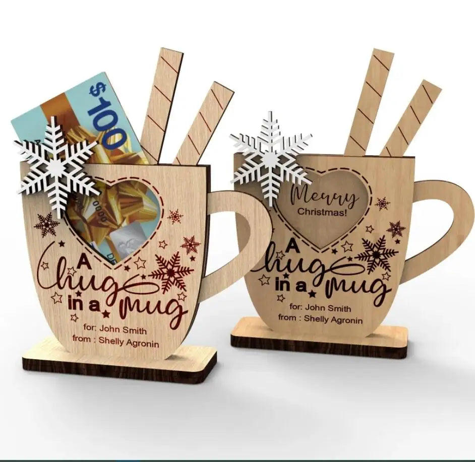 Personalized Valentines Day Gift Happy Birthday Cash Gift Card Holder