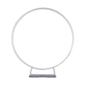 6FT Round Backdrop Stand with Aluminum Alloy Tube Display Rack for Party Event Wedding Decorations