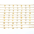 Joolim 18K Gold Plated Cross Chain Round Zirconia Heart Butterfly Pendant Bracelet Stainless Steel Fashionable Jewelry