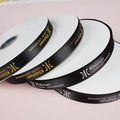 Factory Wholesale Personalized Printing logo Grosgrain Ribbon Luxury Gift Ribbon for  Packaging